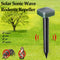 Solar Mole Repellent Ultrasonic Outdoor Powered Sonic Deterrent - Mole Stopper Scare Vole