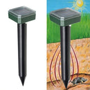 Solar Mole Repellent Ultrasonic Outdoor Powered Sonic Deterrent - Mole Stopper Scare Vole