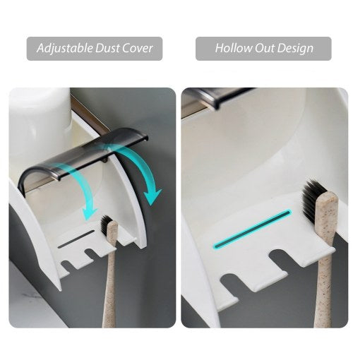 Multifunctional Toothbrush Rack