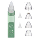 2 in 1 Baby Nasal Aspirator & Blackhead Remover Vacuum Electric Nose Suction Nose Cleaner with 3 Suction Strengths LED Display