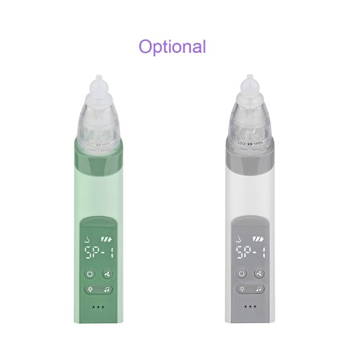 2 in 1 Baby Nasal Aspirator & Blackhead Remover Vacuum Electric Nose Suction Nose Cleaner with 3 Suction Strengths LED Display