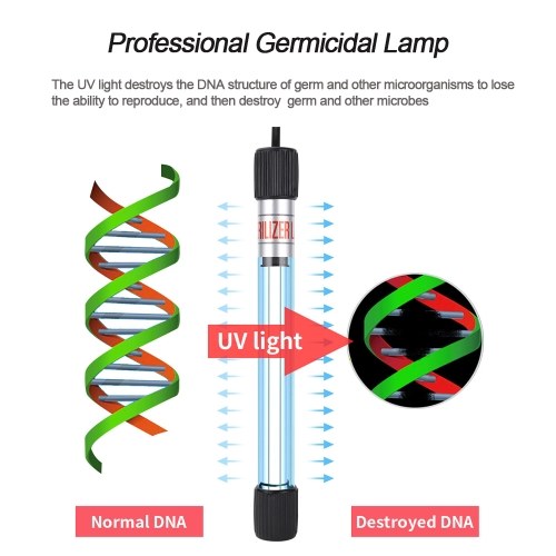 ضوء الأشعة فوق البنفسجية 11 واط لضوء المطهر بالأشعة فوق البنفسجية لحوض السمك النظيف