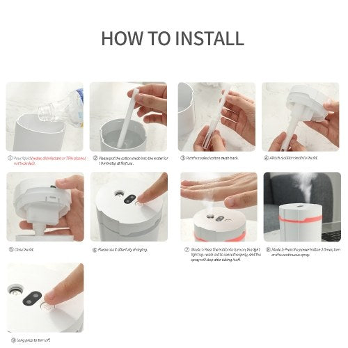 Intelligent Induction Mist Humidifier