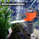 3W/5W 3-in-1 Mini Filter Aquarium