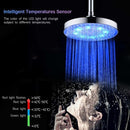 LED Rainfall Shower Head 8inch Round Shower Head