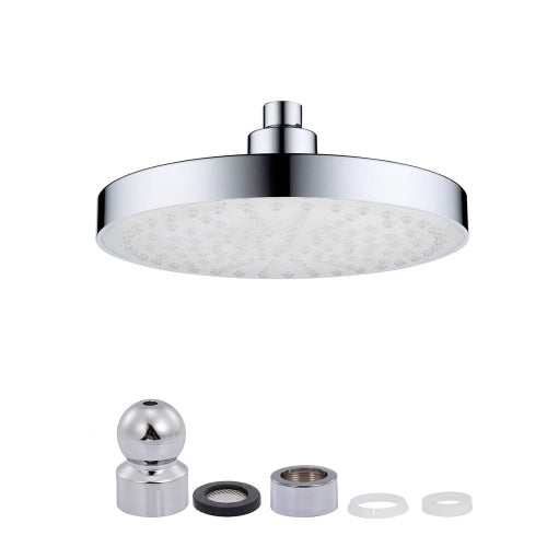 LED Rainfall Shower Head 8inch Round Shower Head