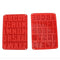 Red Silicone Letter Alphabet Pudding Bakeware Mould