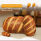 3D Lifelike Bread-shaped Pillow