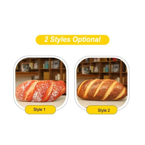 3D Lifelike Bread-shaped Pillow