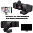 2K High Definition Live Streaming USB Web Camera Manual Focuse Webcam with Microphone