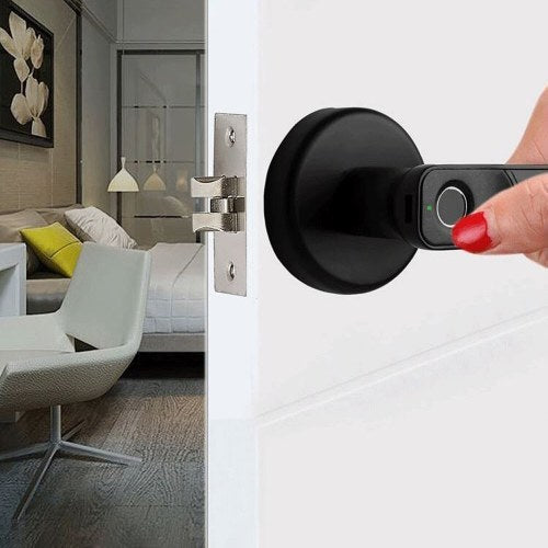 Intelligent Fingerprint Lock Electric Fingerprint Lock for Home Door 200 Users Fingerprint Lock with Key