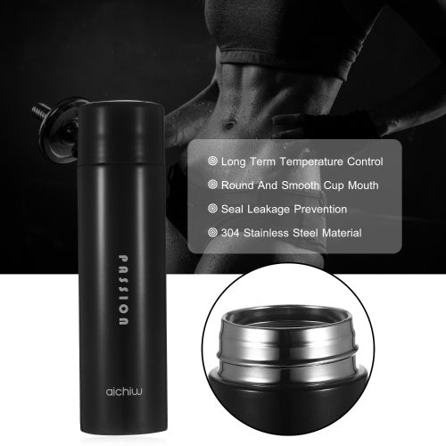 Vacuum Insulation Water Bottle Double Wall Stainless Steel Mug Leak-proof Tumbler Travel Cup