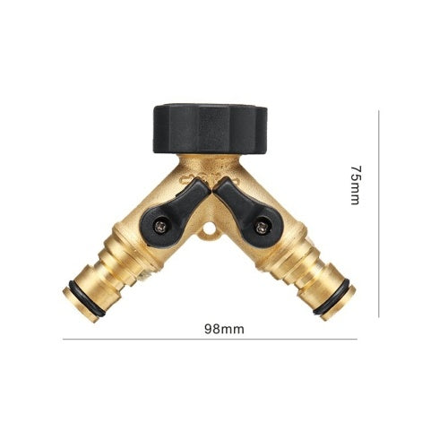 2 Way Y Shape Hose Splitter