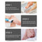 Electric Foot Grinder with Roller Head Battery Powered Portable Feet File Pedicure Tool Foot Scrubber Callus Remover for Dead Hard Cracked Dry Skin