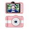 X600 3.5inch Kids Digital Camera Full HD 1080P Mini Children Camera，Cartoon Kids Toy Camera，Built-in 400mAh Battery Support 32GB Memory Card，Front & Rear Dual Cameras，Child Video Camcorder（Blue）