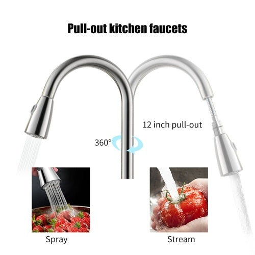 Basin Sink Faucets Pull Down Sprayer