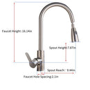 Basin Sink Faucets Pull Down Sprayer