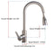 Basin Sink Faucets Pull Down Sprayer