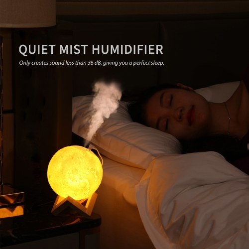 880mL Moon Shapede Mist Humidifier Diffuser