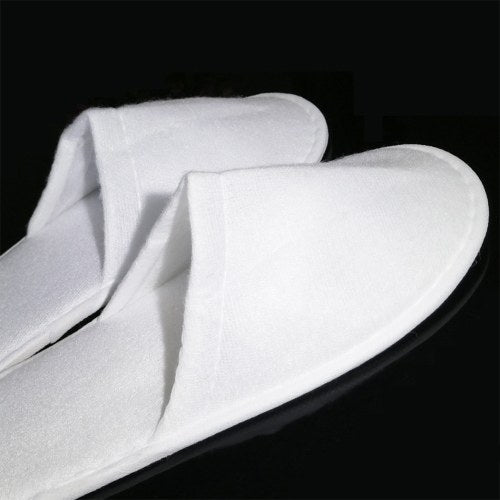 5-pair Free-size Disposable Slippers for Home Hotel Homestay Traveling