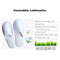 5-pair Free-size Disposable Slippers for Home Hotel Homestay Traveling