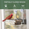 Bird Feeder House Window Bird Feed Box Parrot Food Feeder Outdoor Birdfeeders Acrylic Bird Feeding Device with 4 Suction Cups