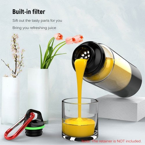 500ML Portable Blender Travel USB Rechargeable Juicer Cup Shakes