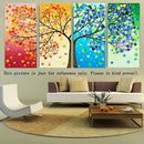 DIY Handmade Needlework Cross Stitch Set Embroidery Kit Precise Printed Big Tree Pattern Cross-Stitching 120 * 57cm Home Decoration