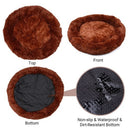 Comfortable Plush Round Pet Bed for Dogs Cats