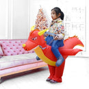 Inflatable Dinosaur Halloween Costume Kids Blow Up Fancy Dress