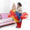 Inflatable Dinosaur Halloween Costume Kids Blow Up Fancy Dress