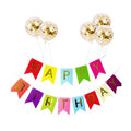 Happy Birthday Balloons Banner