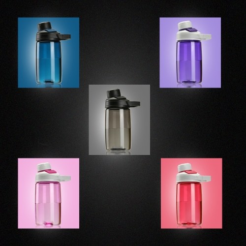 Sports Water Bottle with Magnetic Cap Free Tritan Non-Toxic Plastic Sports Water Cup 400ml Durable Leak Proof Water Bottle Sports Shaker Bottle Outdoor