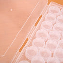 Clear Plastic Bead Storage Containers Set