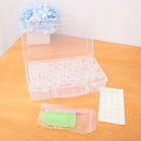 Clear Plastic Bead Storage Containers Set