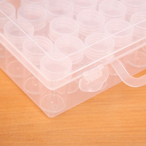 Clear Plastic Bead Storage Containers Set