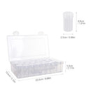 Clear Plastic Bead Storage Containers Set