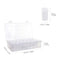 Clear Plastic Bead Storage Containers Set