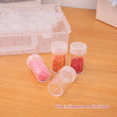 Clear Plastic Bead Storage Containers Set