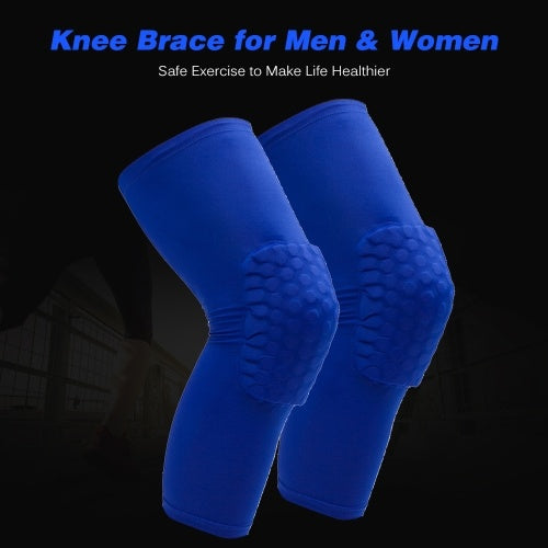 2PCS Knee Brace for Men & Women Protective Knee Compression Sleeve Support with Anti-Slip Silicone for Running Volleyball Basketball Weightlifting Sports Workout