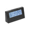 LED Display Digital Alarm Clock Battery Operated Smart Night Light Easy Operation Clock Bedroom Clock (Black)