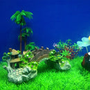 Aquariums Decorations Bridge Tower Resin