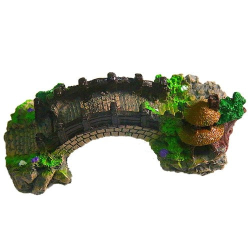 Aquariums Decorations Bridge Tower Resin