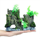 Aquarium Ancient Castle Decoration Resin Aquarium Ornament Castle