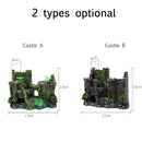 Aquarium Ancient Castle Decoration Resin Aquarium Ornament Castle