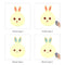 Colorful Night Light Cute Rabbit Shaped Night Light with Touch Sensor