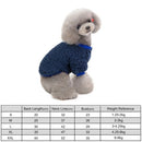 Pet Dog Clothes Knitwear Dog Sweater Soft Thickening Warm Pup Dogs Shirt