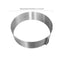 6-12 Inch Adjustable Cake Ring Cake Mold Stainless Steel Round Mousse Cake Baking Mold Pastry Baking Tool