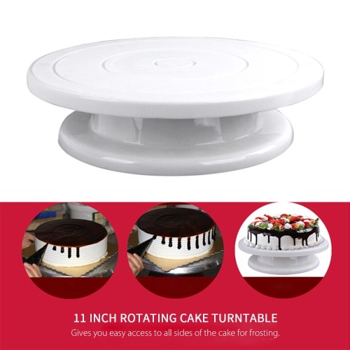 11 Inch Rotating Cake Turntable Cake Stand Cake Decorating Kit Display Stand Baking Tools