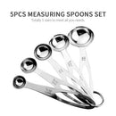 5PCS Measuring Spoons Set for Dry and Liquid Ingredients